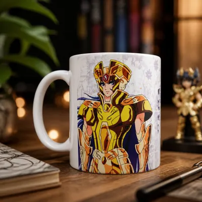 Caneca Cavaleiros do zodíaco 