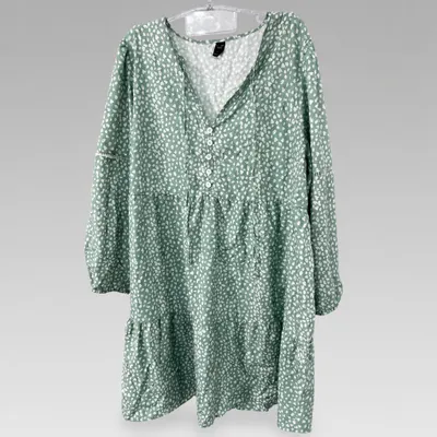 Vestido verde shein PLUS