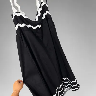 Vestido longo Plus 4xL com elástico nas costas 