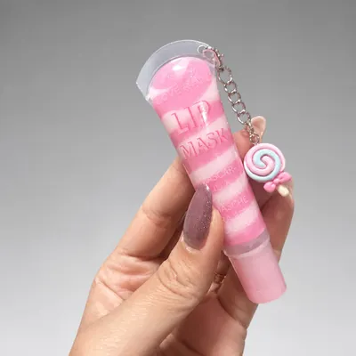 Lip mask com chaveirinho uma graça 