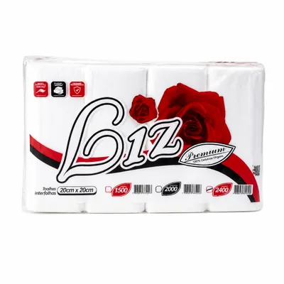Papel Toalha Liz Premium 20x20 C/2400 Folhas