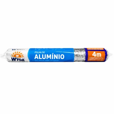 Papel Alumínio Wyda 30cm x 4 mt 