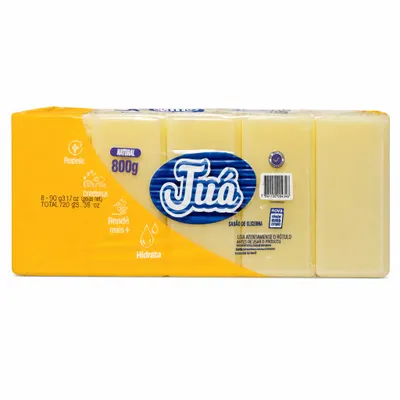 Sabão em Barra  Juá  Glic Neutro 5x180g