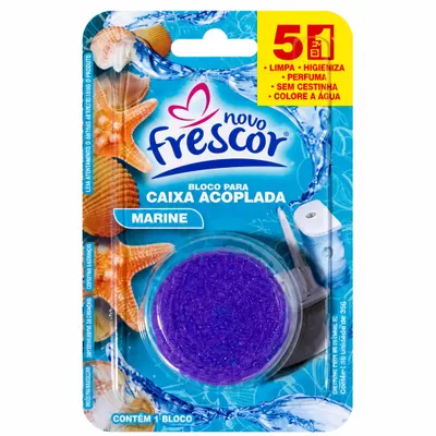Bloco Para Caixa Acoplada - Marine - Novo Frescor