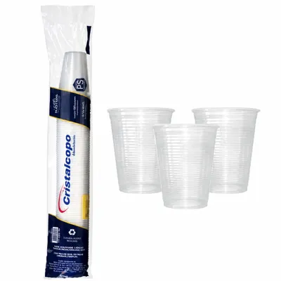 Copo Descartável PS 150ml Transparente 100 UNID