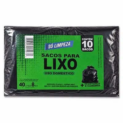 Saco para Lixo 40LT  pc/10 und