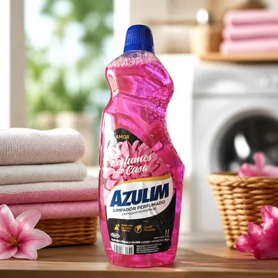 Limpando perfumado 1L Azulim - Amor