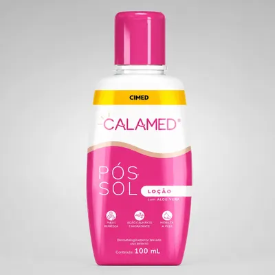 Loção Pós-Sol Calamed Com Aloe Vera 100ml