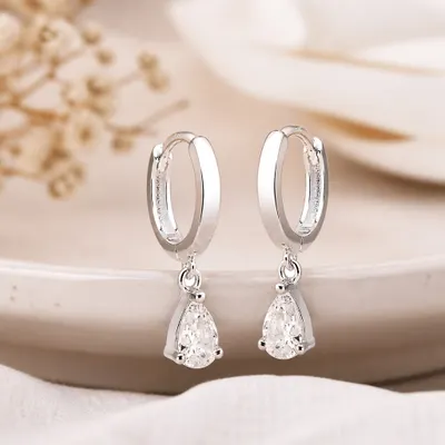 ARGOLINHA CLICK ZIRCONIA CRISTAL PENDURADA K78