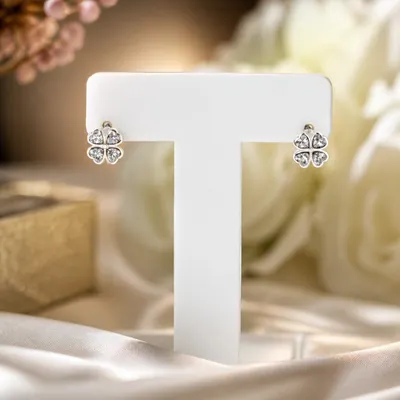 ARGOLINHA CLICK TREVO ZIRCONIA K41