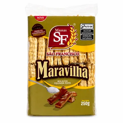 Bolacha Folhada Doce Massas São Francisco