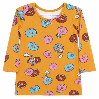 Vestido Infatil Doce Donuts
