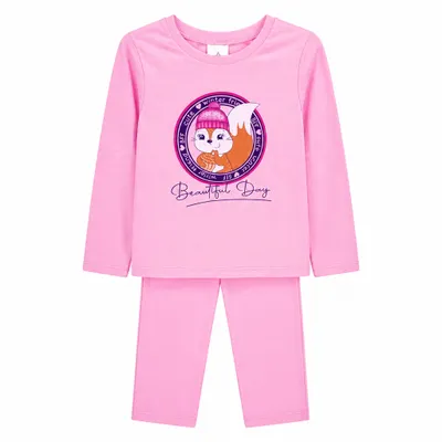Conjunto Suéter e Calção Infantil Rosa