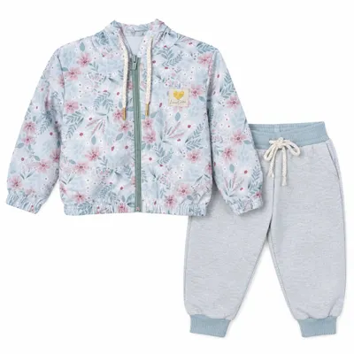 Conjunto Jaqueta corta vento e Calça Infantil