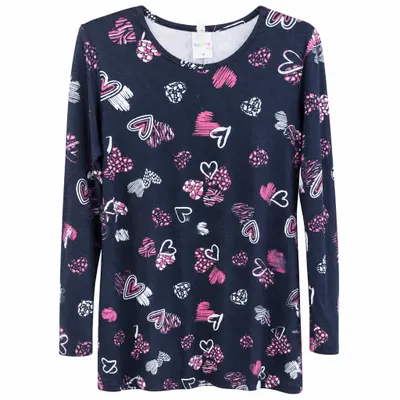 Vestido Casual Estampa Corações