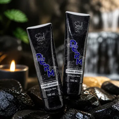 Sabonete Facial Carvão Ativado Soul Cosméticos 