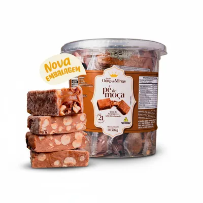 Pé de Moça Ouro de Minas Pote 1,05 kg com 21 Un.de 50g