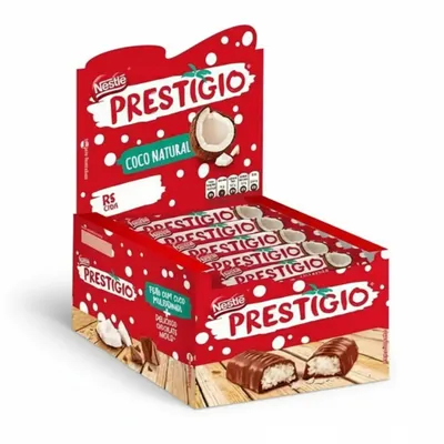Chocolate Prestígio Display com 30 Un. de 33g - Nestlé
