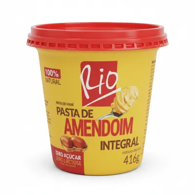 Pasta de Amendoim Integral  416g