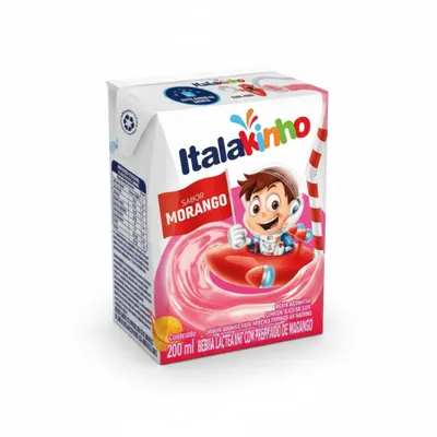 Bebida Láctea Italakinho  Morango 200 ml 