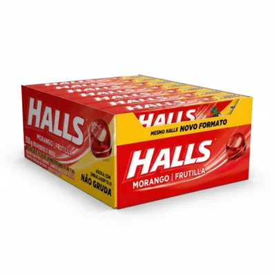 Drops Halls Morango Display 588g com 21 Un. 28g
