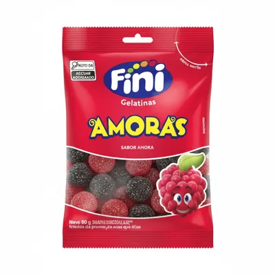 Fini Bala Gelatina 80g Amoras
