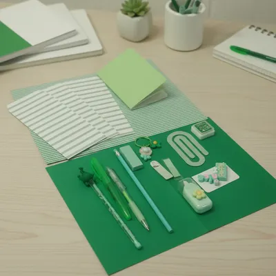 Kit verde sorte !com 17 itens 