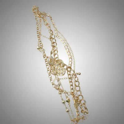  Pulseiras douradas semi jóias