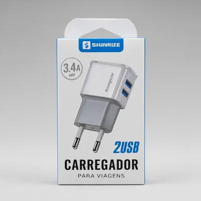 Carregador USB 2 portas