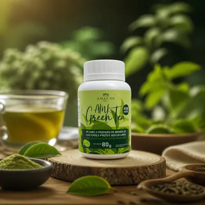 Chá Verde Em Pó Amakha