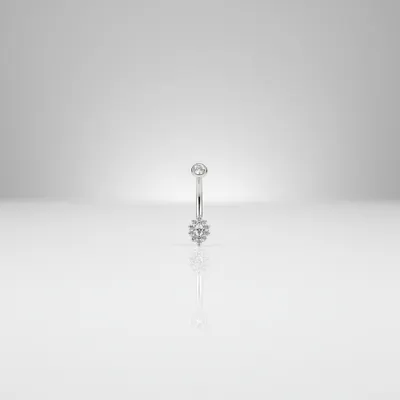 Piercing de umbigo indiano prata 