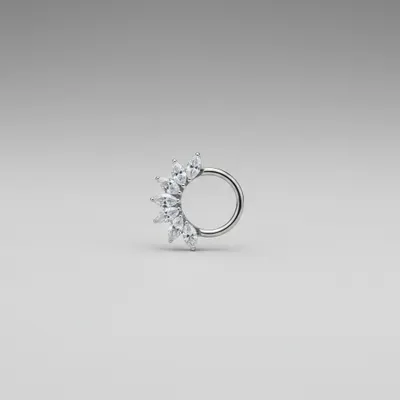 Daith 7 folhas prata