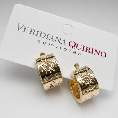 Brincos de ouroVeridiana Quirino