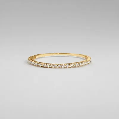 Anel Aparador dourado/Zircônias 