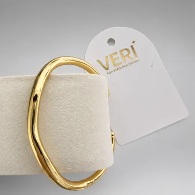 Bracelete Aberto Ponto de Luz Banho de Ouro 18K