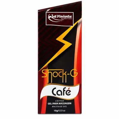 GEL DE MASSAGEM SHOCK-G CAFÉ 15G — LA PIMIENTA