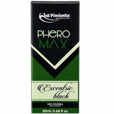 PHERO MAX EXCENTRIC BLACK DEO COLÔNIA 20ML — LA PIMIENTA