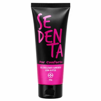 Gel Deslizante com Glitter Sedenta Por Conforto 50g