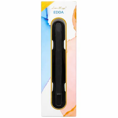 Vibrador Ponto G Love Magic EDDA Recarregável - Design Slim Preto