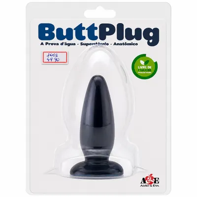 Plug Anal Anatômico Liso ButtPlug Adão & Eva