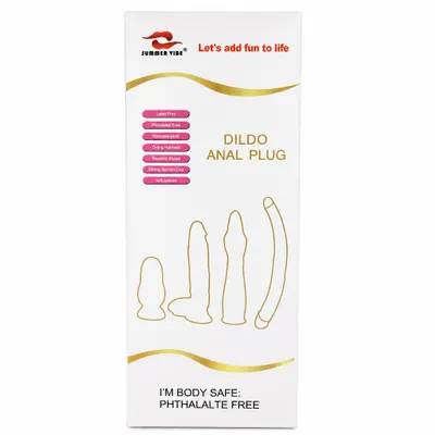Plug Anal Realista com Ventosa Dildo Anal Plug Summer Vibe