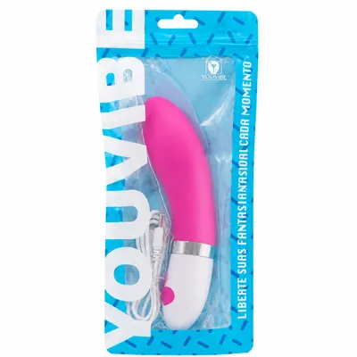 Vibrador Estimulador Ponto G Rosa Recarregável – Youvibe