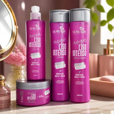 Kit Mega Liso Intenso Mahair