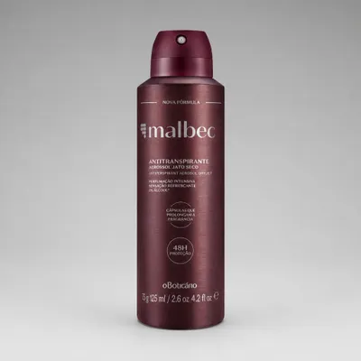 Desodorante Antitranspirante Malbec Aerosol