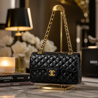Bolsa Chanel matelassê preta