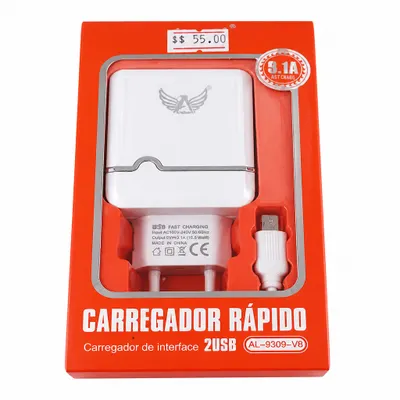 CARREGADOR RÁPIDO USB PARA CARRO