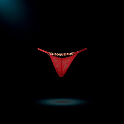 Letras p/personalizar calcinhas