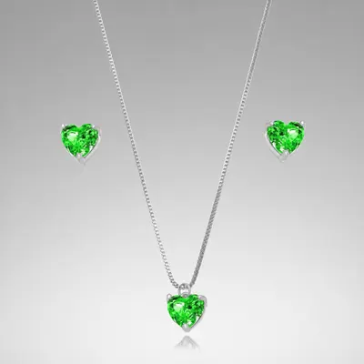 Conjunto Coração Esmeralda 