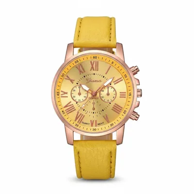 Relógio feminino (Amarelo)
