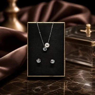 Conjunto de Aço Pérola & Brilho